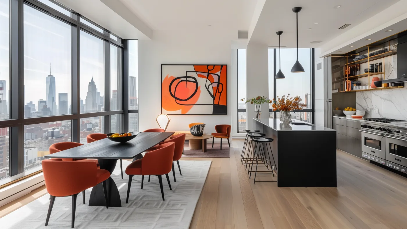 Luxury apartment interior